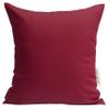 TangDepot Luxury Faux Silkhrow Pillow Cover 16x16 Deep Red view 1