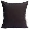TangDepot Luxury Faux Silkhrow Pillow Cover 16x16 Deep Coffee view 1