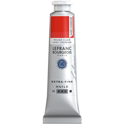 Lefranc Bourgeois, oil-based paint, Cadmium-Free Red Light, 40ml