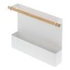 Yamazaki Home Tosca Magnetic Recipe Book Rack - Magnet Holder, Kitchen Storage Organizer - Steel + Wood view 1