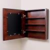 Fox Hollow Furnishings 20x17 Picture Perfect Wall Mount Medicine Cabinet, Surface Mounted Storage, Over the Toilet Storage Wall Cabinet, Home Decor w/Picture Frame Door, 3 Adjustable Shelves, Espresso view 3