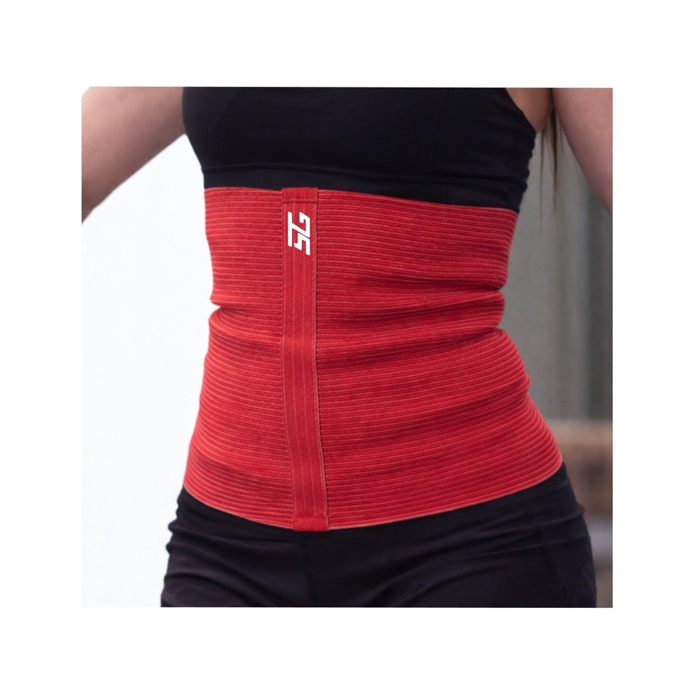 SG TRAINING FIT #1 Sport Pro Wool Cotton Warming Belt Relieves Back Pain Supports Lumbar and Muscles Optimal Compression for Men and Women. (1, Red)