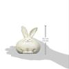 Abbott Collection Round Ball Sitting Figurine, Rabbit (6.25" Tall) view 2