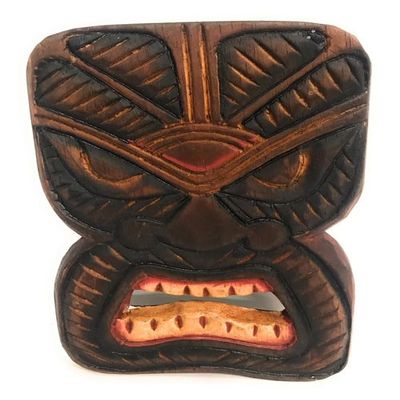 Money Tiki Mask Shield 8" Plaque - Pop Art Culture | #dpt514820