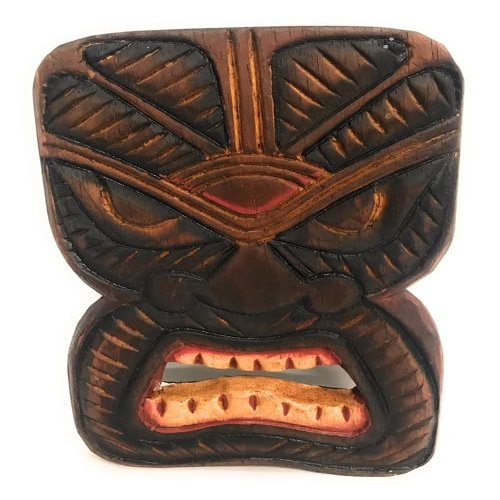 Money Tiki Mask Shield 8" Plaque - Pop Art Culture | #dpt514820