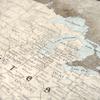 Conquest Maps United States Map Poster Cities, States, & Countries - Travel map Poster & Stylish Educational USA map. Matte Poster Paper, Rustic Vintage Graphics. (36 x 24 Inches) view 4
