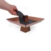 Ansel | Walnut & Copper - Pedestal Tray, Centerpiece, Pedestal Bowl (Tray with Insert) view 1