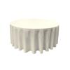 AddandShip by ADD&Ship Round Polyester Tablecloth 120 inches (Ivory) view 1