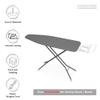 Encasa XO Ironing Board Cover and Pad 42"x14" - 4mm Felt Medium Iron Board Cover with Padding - Heat Resistant, Stain-Safe Dye, Non Slip Elastic Bungee Cord Tightening Iron Table Cover Grey view 2