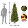 National Tree Company 7ft Unlit Fraser Fir Artificial Christmas Tree view 4
