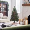 National Tree Company 4.5 ft Pre-Lit North Valley Spruce Artificial Christmas Tree, 200 Multicolor Lights, 398 Tips, Includes Stand, Green view 4