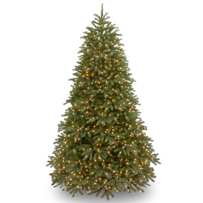 National Tree Company 6.5ft Pre-Lit Jersey Fraser Fir Medium Christmas Tree