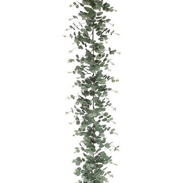 Arcadia Silk Plantation Eucalyptus Leaf Garland Green Gray