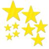 Beistle Gold Foil Star Cutouts view 1