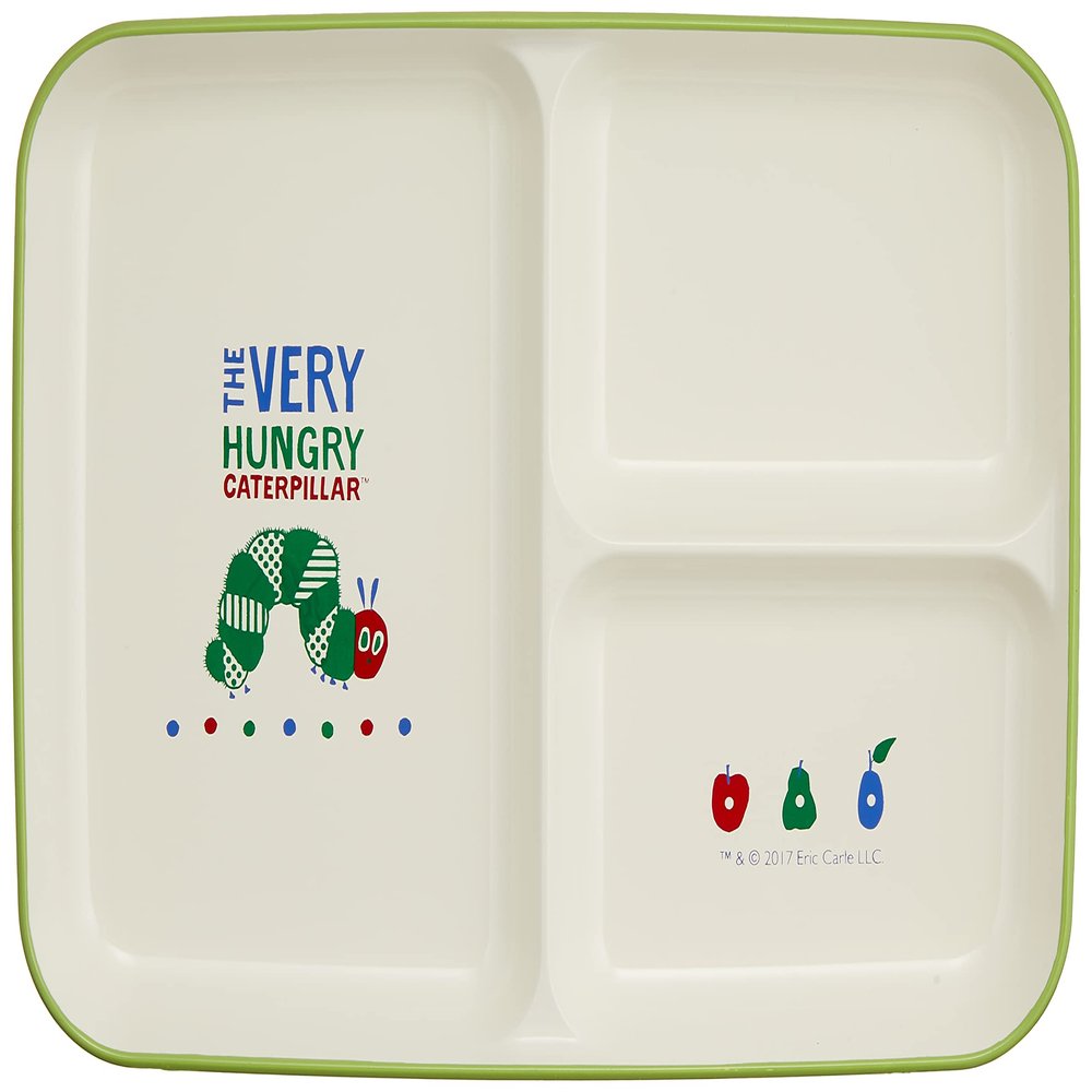 The Very Hungry Caterpillar Milky children for coating lunch plate (partition plate) 21cm Children's tableware 807534
