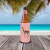 Caroline's Treasures BB7917MUK Vicugna or Vicuna Pink Check Michelob Ultra Hugger for slim cans, Slim Can, Multicolor view 2