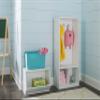 ClosetMaid 1627 Wide Wire Frame Fabric Bin, Aqua view 3