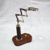 ADJUSTABLE DECORATIVE MAGNIFYING GLASS STAND BRASS MAGNIFIER 3" TABLE TOP DECOR view 1