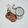 ADJUSTABLE DECORATIVE MAGNIFYING GLASS STAND BRASS MAGNIFIER 3" TABLE TOP DECOR view 4