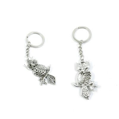 1 Pieces Keychain Keyring Door Car Key Chain Ring Tag Charms Supply R3CQ5X Owl