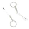 10 Pieces Keychain Keyring Door Car Key Chain Ring Tag Charms Supply D1DU8E Tablespoon Spoon view 1