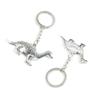 10 Pieces Keychain Keyring Door Car Key Chain Ring Tag Charms Supply S3BD5U Dinosaur view 1