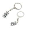 100 Pieces Keychain Keyring Door Car Key Chain Ring Tag Charms Supply E0PQ1R Barrel Cask view 1