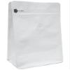 16 oz. Matte White Foil Square Bottom Bag w/E-Zip & Valve (Coffee Packaging, Tea Packaging) view 1