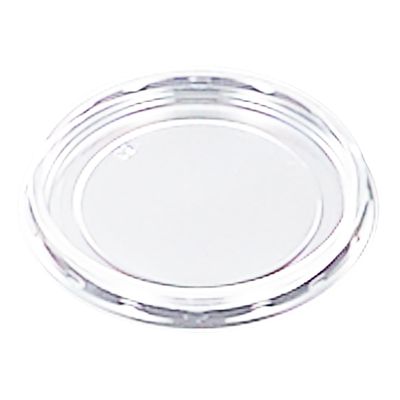 Chuo Kagaku C-AP Cup 66 Disposable Container Lids, Made in Japan, Drop Lids, Pack of 50, Size: Approx. 2.7 x 2.7 x 0.3 inches (6.9 x 6.9 x 0.7 cm), Transparent