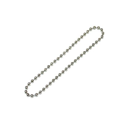 Shade Doctor of Maine 60 in. (5ft.) Drop Length Continuous Chain Loop - #10 4.5mm - Nickel Plate for Clutch Roller Shades