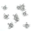 10 Pieces Antique Silver Jewelry Making Supply Charms Findings H5GK2 Teapot Tea Kettle Pot view 1