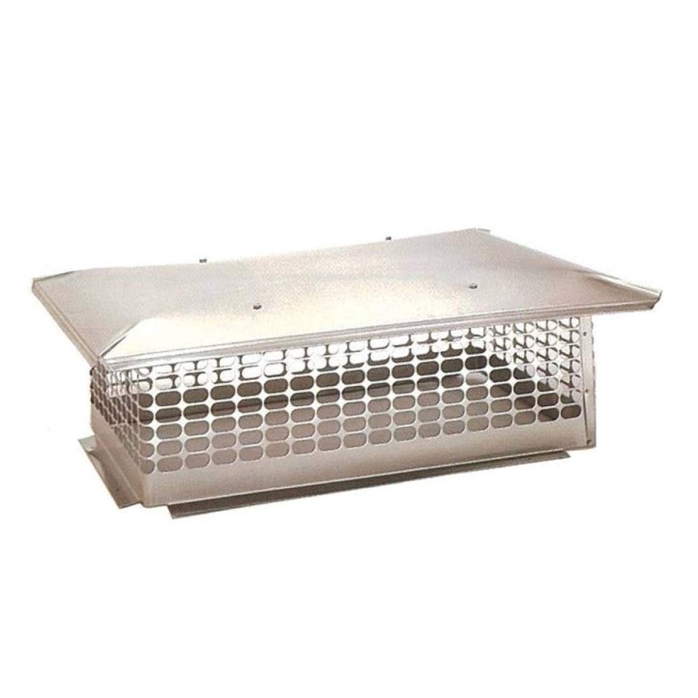 The Forever Cap CCSC2428 24 x 28 Stock Custom Stainless Steel Chimney Cap