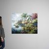 CANVAS ON DEMAND Cottage Cove Wall Decal, Artwork view 2