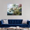 CANVAS ON DEMAND Cottage Cove Wall Decal, Artwork view 3