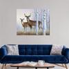 CANVAS ON DEMAND Deer in Birch Woods Wall Decal, Deer Artwork view 3