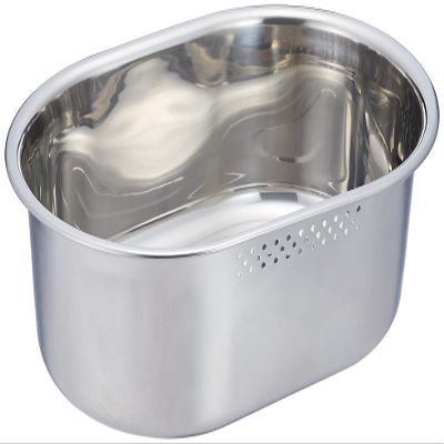 Wahei Freiz SUI-6050 Washtub with Rubber Feet, Oval Shape, Small, Washable, Soak and Place Wash