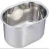 Wahei Freiz SUI-6050 Washtub with Rubber Feet, Oval Shape, Small, Washable, Soak and Place Wash view 1