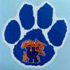 University of Kentucky Wildcats BLUE PAW LOGO 4" Vinyl Decal UK Car Truck Window Sticker view 1