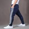 Wyhui Outdoor Casual Joggers Soccer Pants Football Training Mens Sweatpants Stripes Sweatpants Pantalones Blue XL view 4