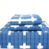 8PC Norwich Blue Full Size Bed in a Bag- Medium Weight Down Alternative Comforter (Duvet Insert) with Cotton Duvet Cover Set and Bed Sheets view 4