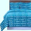 8PC Norwich Blue Queen Size Bed in a Bag- Medium Weight Down Alternative Comforter (Duvet Insert) with Cotton Duvet Cover Set and Bed Sheets view 1