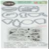 Sizzix Framelits Die Set 13-Pack with Stamps, Foodie Planner by Katelyn Lizardi view 1