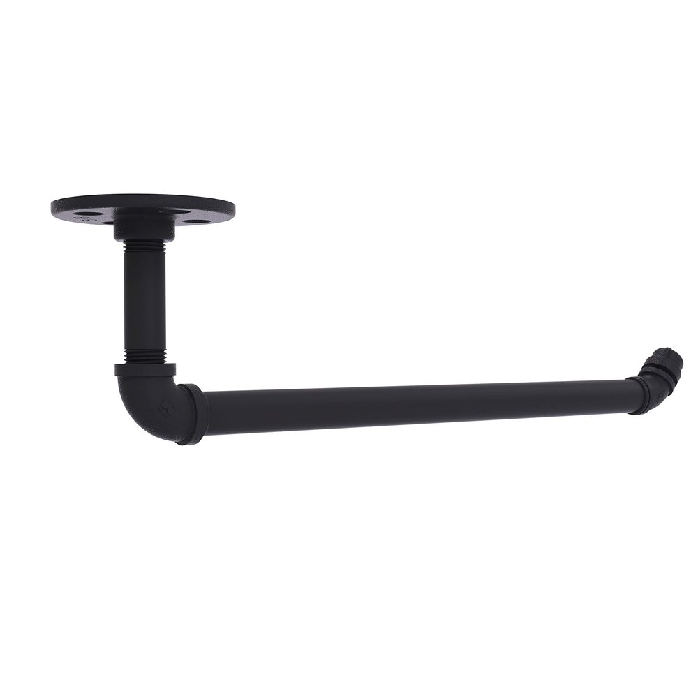 Allied Brass P-560-UPT-BKM Pipeline Collection Under Cabinet Paper Towel Holder, Matte Black