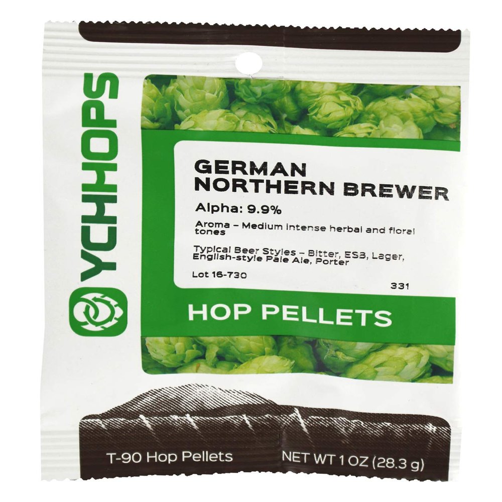 Home Brew Ohio Northern Brewer Pellet Hops - 1 oz.