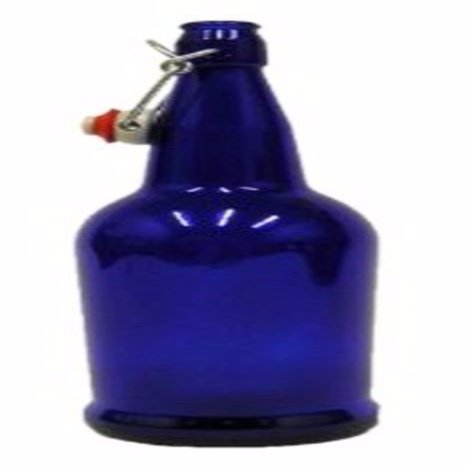 Packaging Options Direct 16 oz. Blue Beer Bottle's with EZ Flip Top Cap (Pack of 12)