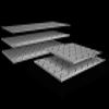 RTC Products 3D18F 0.12 in. 3D Flat Backer44; 12 x 24 in. view 1