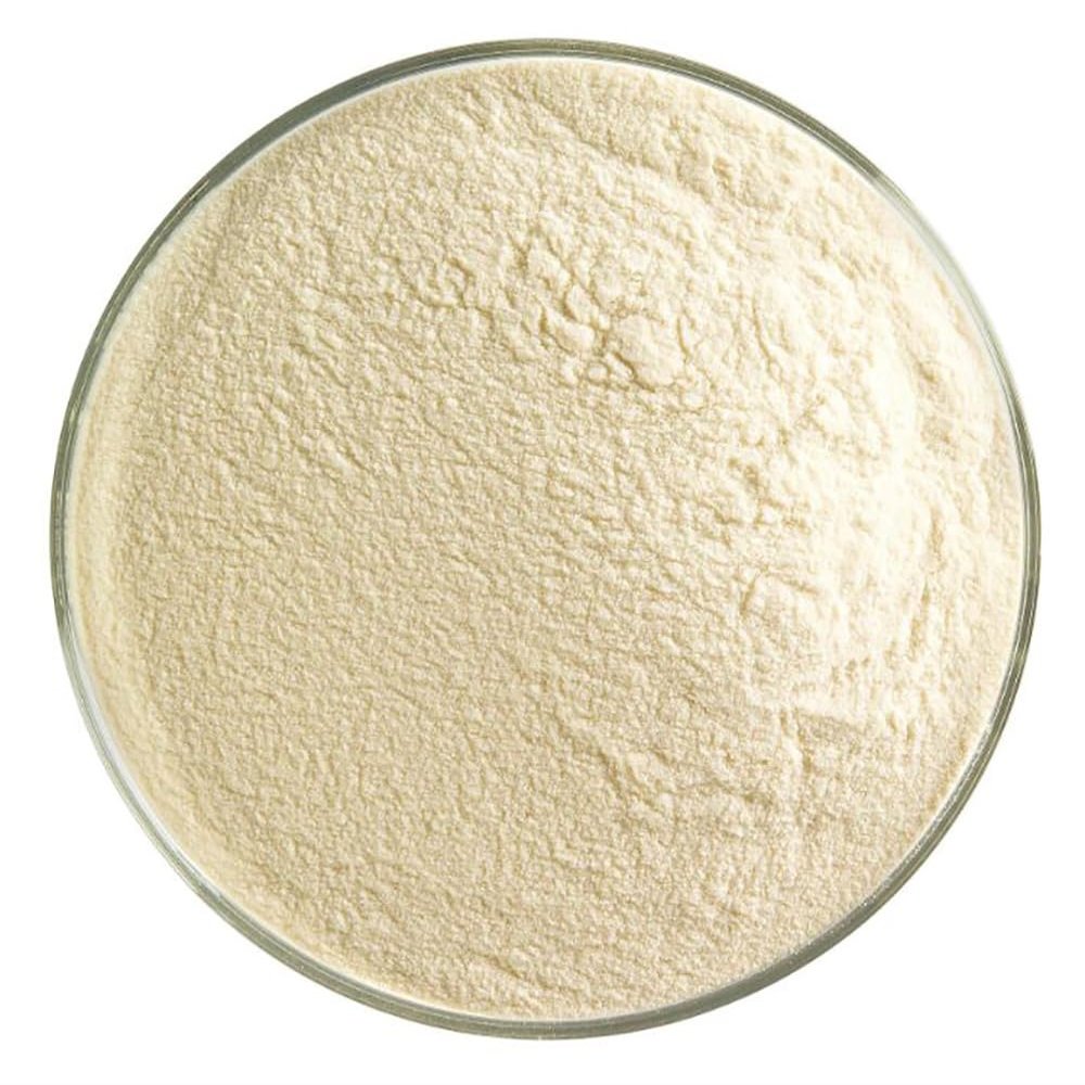 Bullseye Medium Amber Frit, Powder, 5 oz jar - COE 90