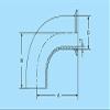 2" 90 Degree 316 Stainless Steel Elbow Clamp Weld Bend Fitting view 2