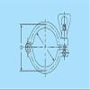 3" 304 Stainless Steel Sanitary Stainless Steel Single Pin Clamp view 2