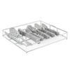 Gibson Home South Bay 65-Piece Stainless Steel Flatware Utensil Set with Wire Caddy  Silverware Service for 12 Plus Hostess Serving Pieces view 1
